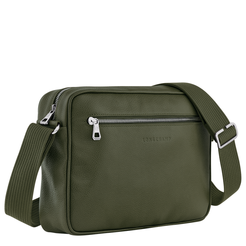Longchamp Le Foulonné Bolso bandolera M Cuero - Caqui Envío gratis