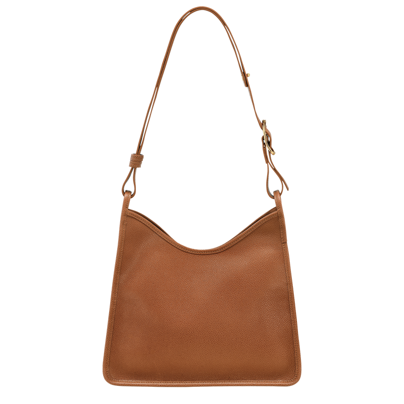 Longchamp Le Foulonné Bolso de hombro M Cuero - Caramelo Últimos 3 días
