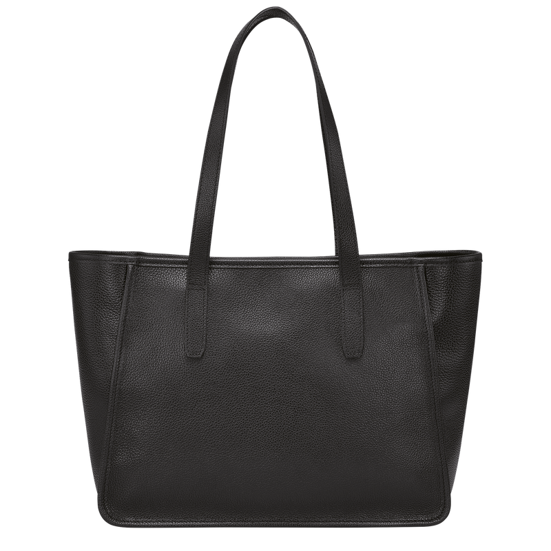 Longchamp Le Foulonné Bolso shopper L Cuero - Negro Precio de fábrica