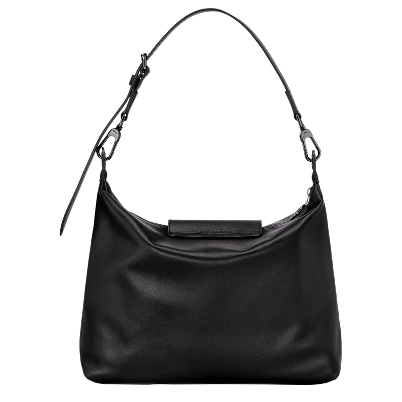 Longchamp Le Pliage Xtra Bolso Hobo M Cuero - Negro Liquidación