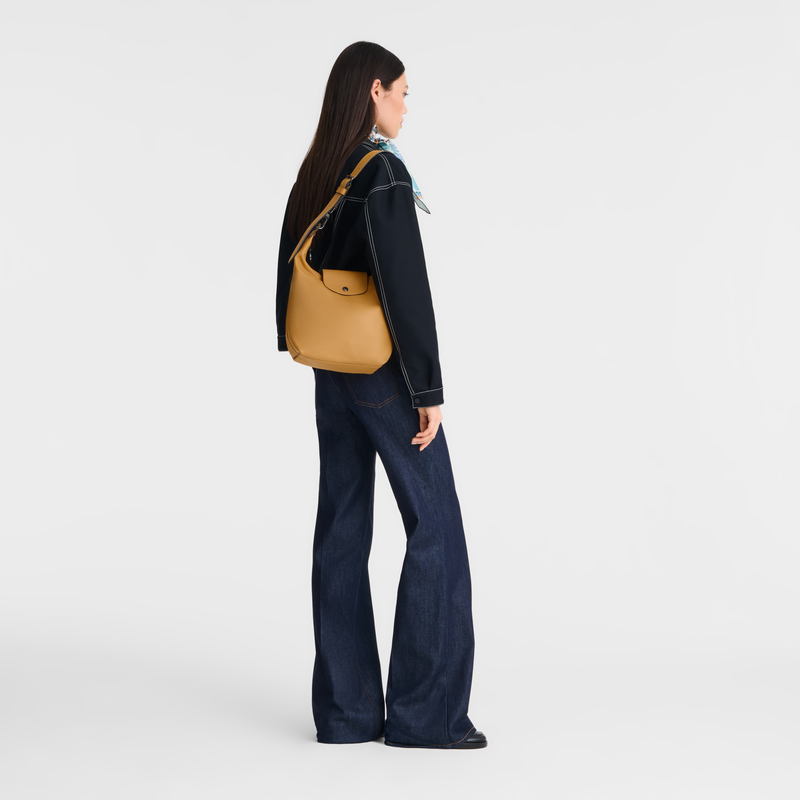 Longchamp Le Pliage Xtra Bolso de hombro M Cuero - Miel Libre de impuestos