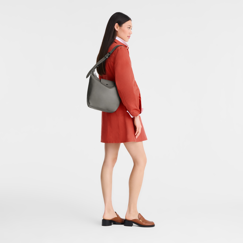 Longchamp Le Pliage Xtra Bolso de hombro M Cuero - Tórtola Descuento por venta flash