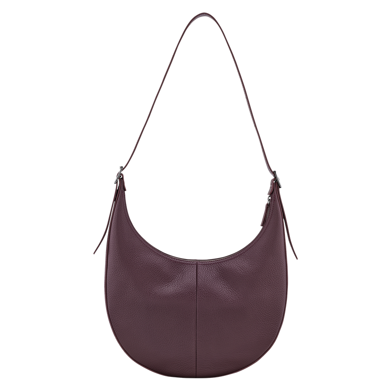 Longchamp Essential Bolso bandolera L Cuero - Berenjena 2025