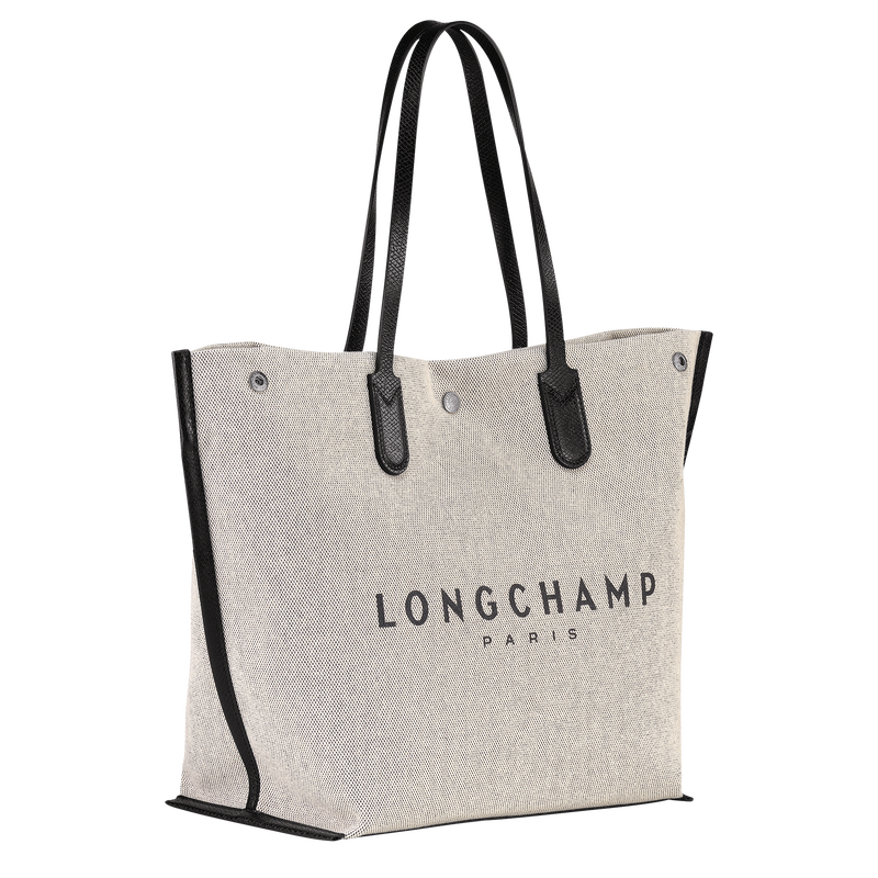 Longchamp Essential Bolso shopper L Tela - Crudo Outlet