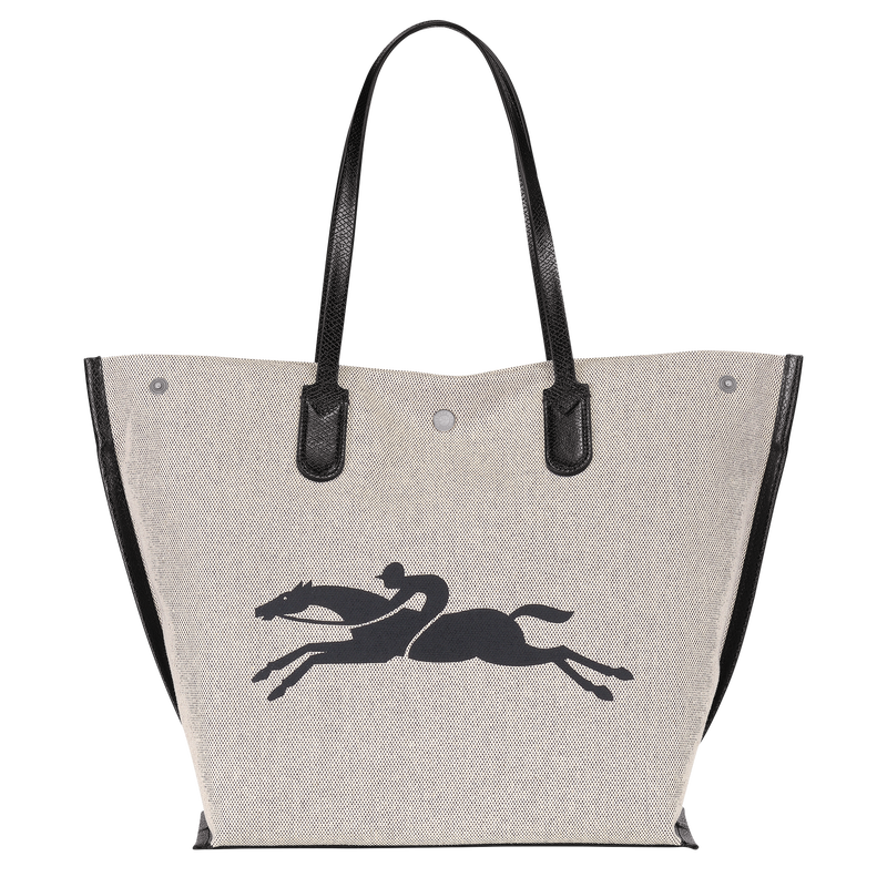 Longchamp Essential Bolso shopper L Tela - Crudo Outlet