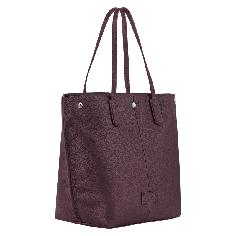 Longchamp Essential Bolso shopper L Cuero - Berenjena Outlet online