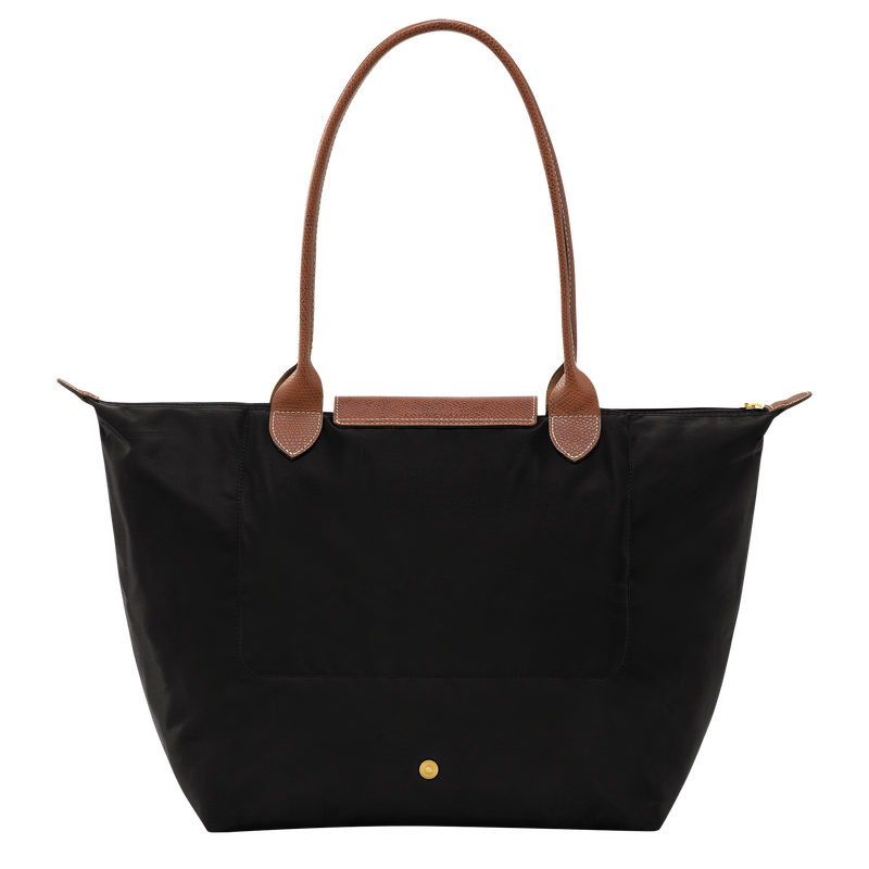 Longchamp Le Pliage Original Bolso de hombro L Lona reciclada - Negro Venta caliente