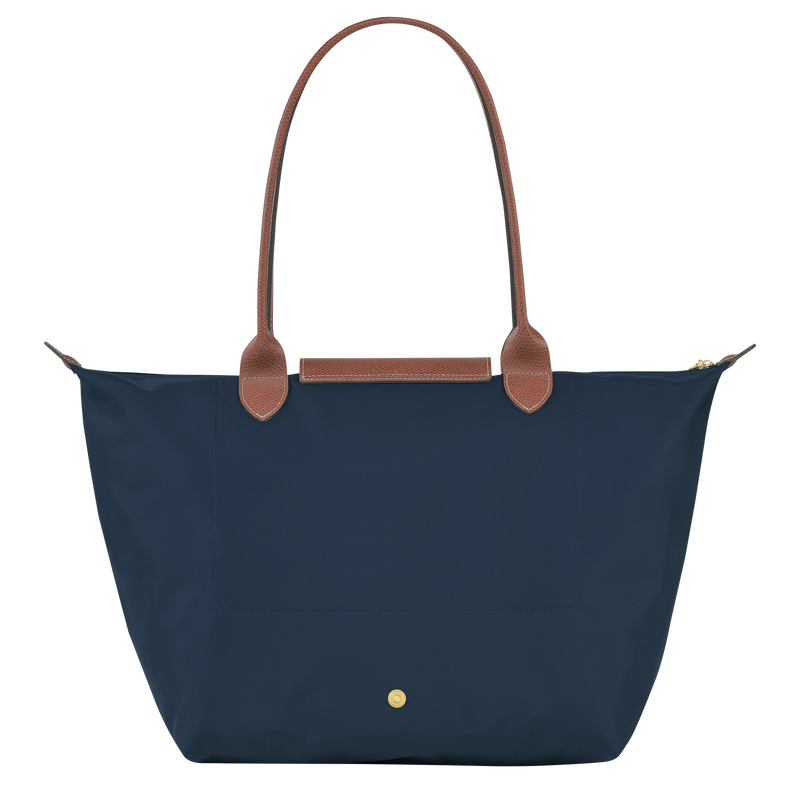 Longchamp Le Pliage Original Bolso de hombro L Lona reciclada - Azul Marino En oferta