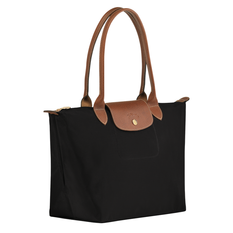 Longchamp Le Pliage Original Bolso de hombro M Lona reciclada - Negro Descuento