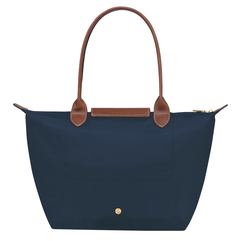 Longchamp Le Pliage Original Bolso de hombro M Lona reciclada - Azul Marino Tienda