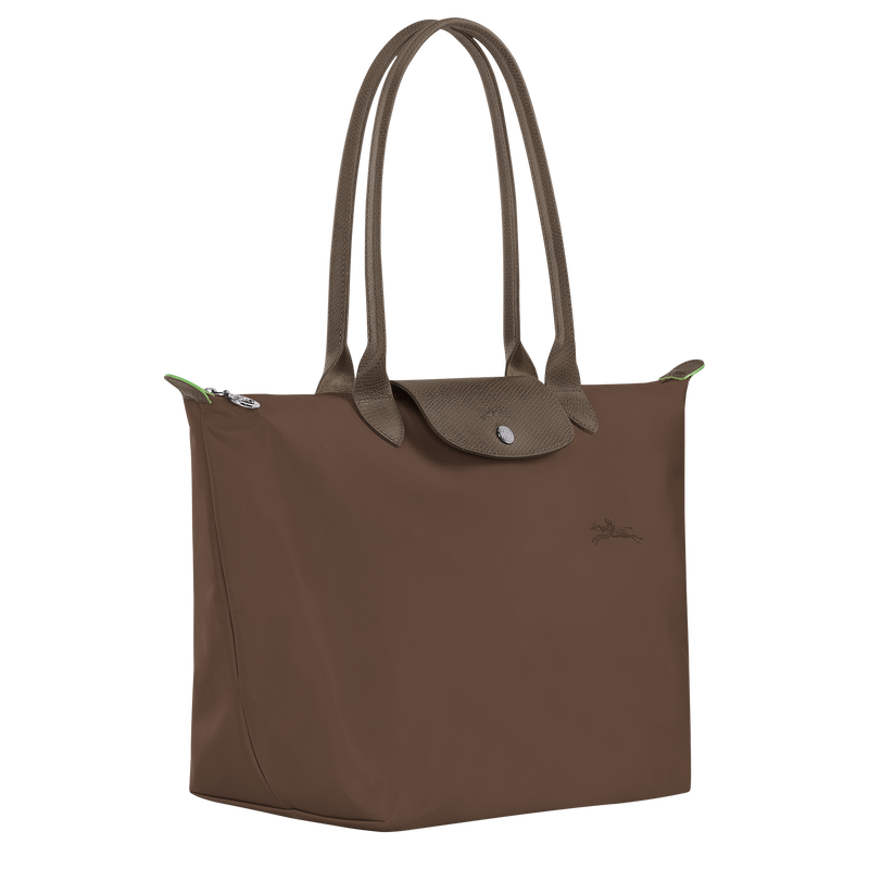 Longchamp Le Pliage Green Bolso de hombro L Lona reciclada - Tierra Oferta especial