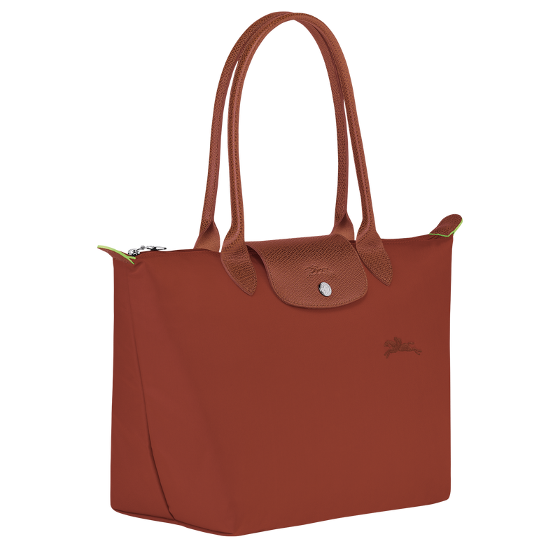 Longchamp Le Pliage Green Bolso de hombro M Lona reciclada - Castaño Últimos 3 días