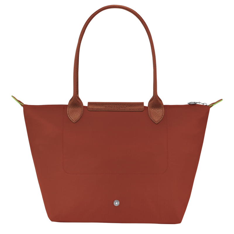 Longchamp Le Pliage Green Bolso de hombro M Lona reciclada - Castaño Últimos 3 días