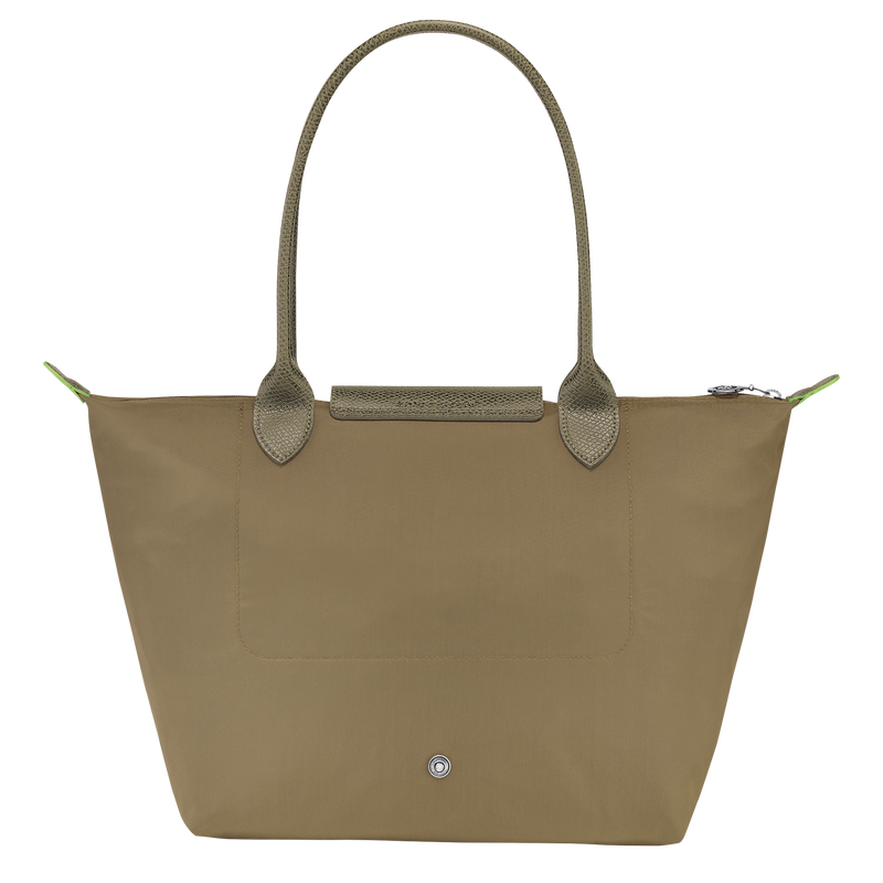 Longchamp Le Pliage Green Bolso de hombro M Lona reciclada - alcachofa ÚLTIMAS EDICIONES