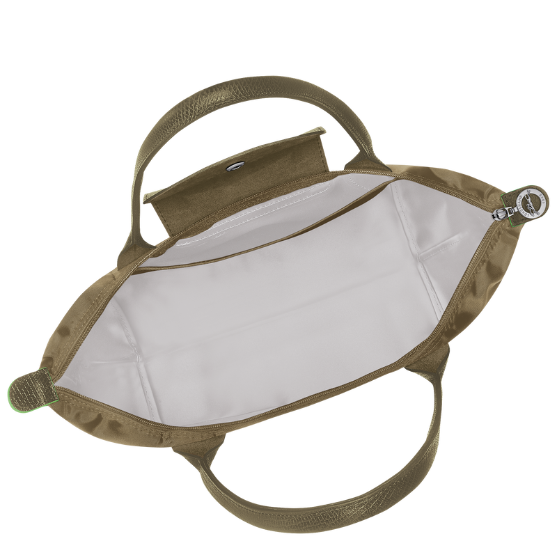 Longchamp Le Pliage Green Bolso de hombro M Lona reciclada - alcachofa ÚLTIMAS EDICIONES