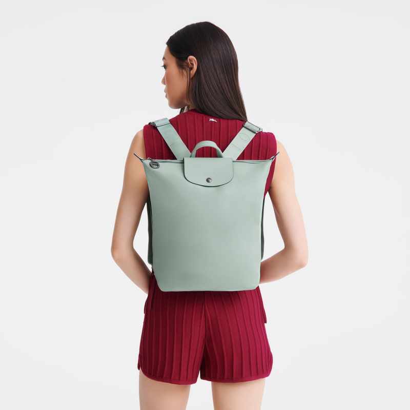 Longchamp Le Pliage Xtra Mochila M Cuero - Verbena Último día