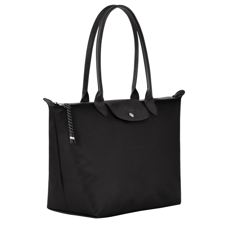 Longchamp Le Pliage Energy Bolso shopper L Lona reciclada - Negro Oferta especial de fábrica