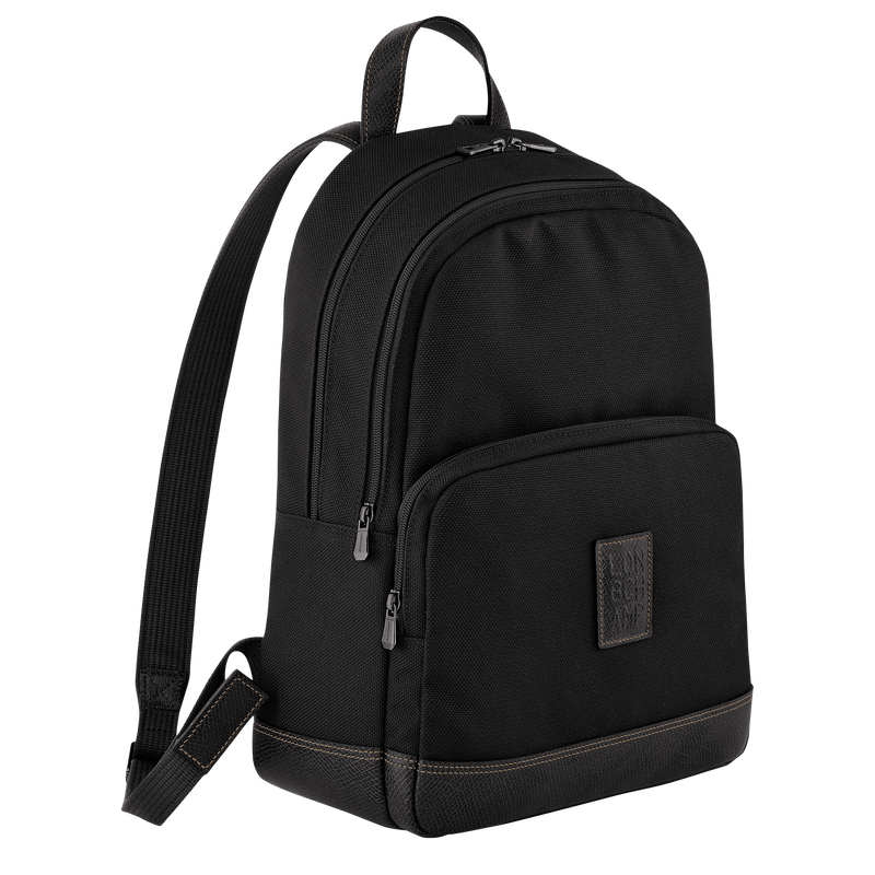 Longchamp Boxford Mochila Lona reciclada - Negro Precios de Black Friday