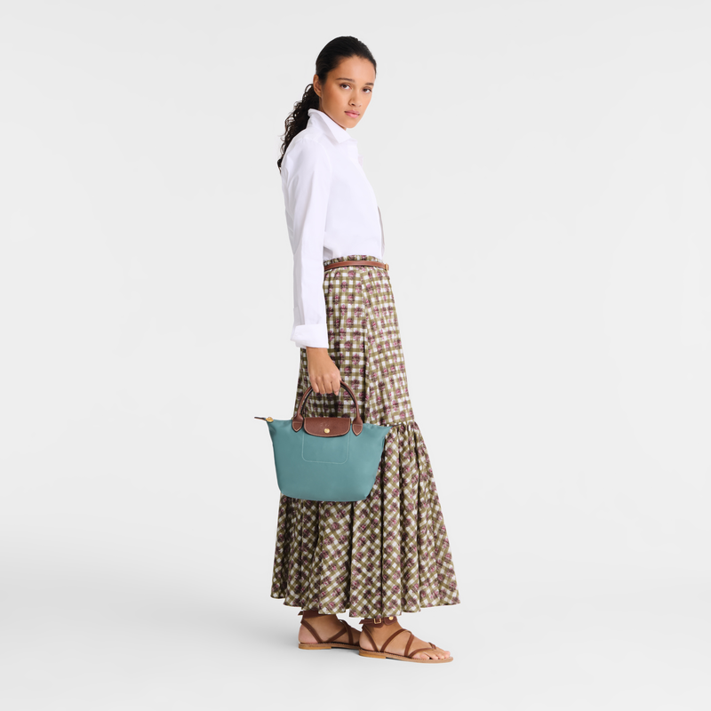 Longchamp Le Pliage Original Bolso con asa superior S Lona reciclada - Eucalipto Ofertas especiales
