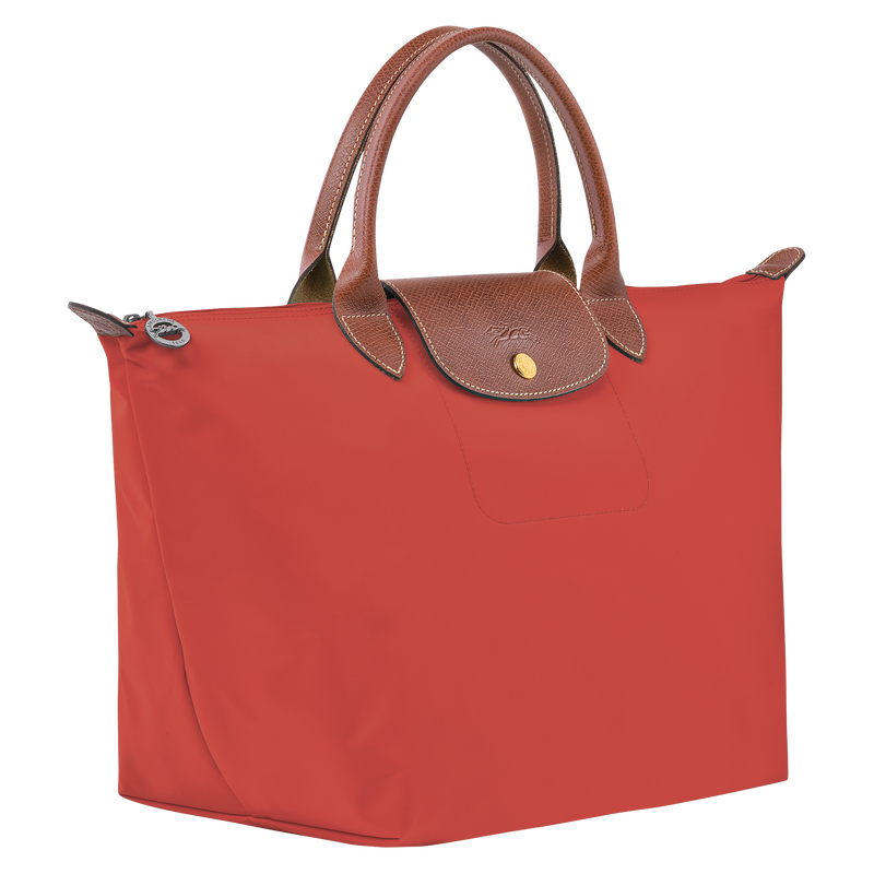 Longchamp Le Pliage Original Bolso con asa superior M Lona reciclada - Tomate Outlet online