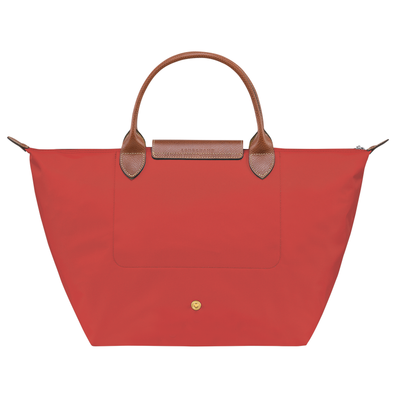 Longchamp Le Pliage Original Bolso con asa superior M Lona reciclada - Tomate Outlet online