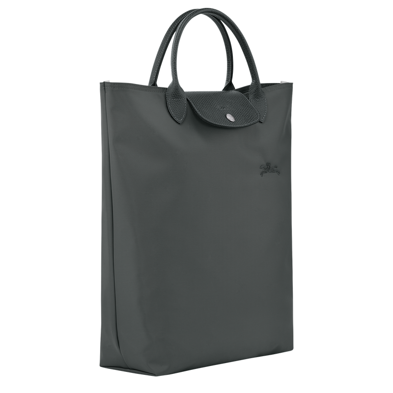 Longchamp Le Pliage Green Bolso shopper M Tela - Grafito Gran oferta