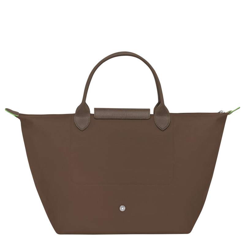 Longchamp Le Pliage Green Bolso con asa superior M Lona reciclada - Tierra Tienda