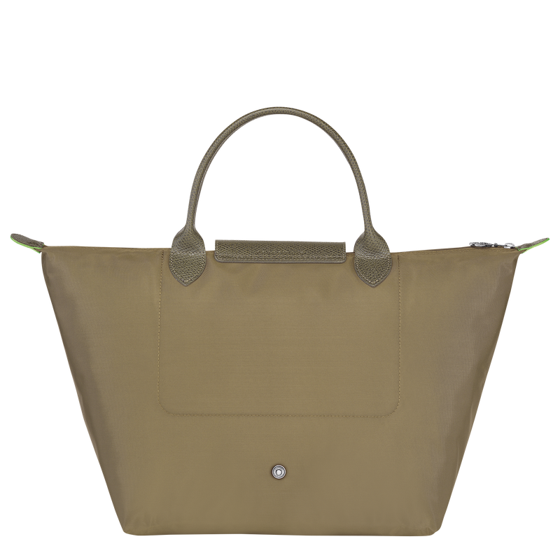 Longchamp Le Pliage Green Bolso con asa superior M Lona reciclada - alcachofa Liquidación