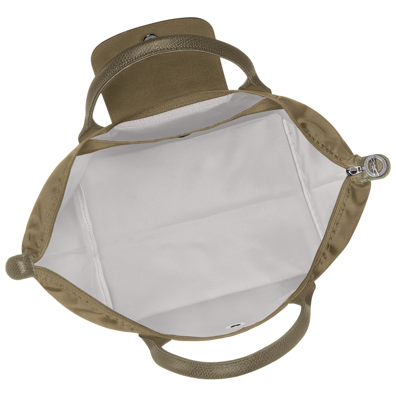Longchamp Le Pliage Green Bolso con asa superior M Lona reciclada - alcachofa Liquidación