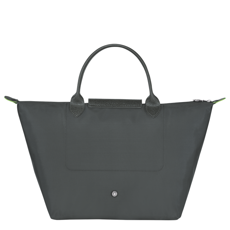 Longchamp Le Pliage Green Bolso con asa superior M Lona reciclada - Grafito Mejor oferta