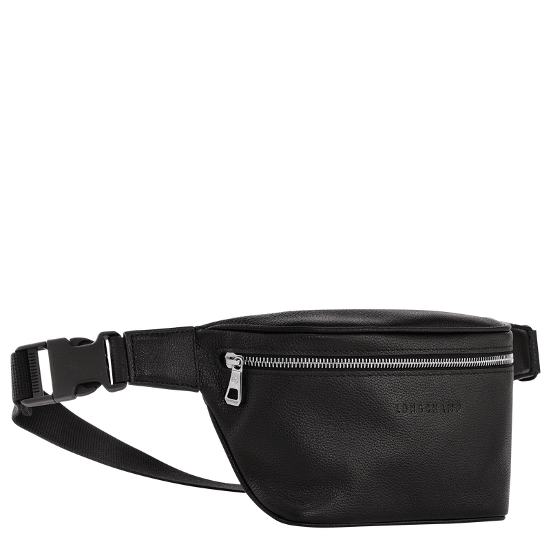 Longchamp Le Foulonné Riñonera M Cuero - Negro Rebajas online