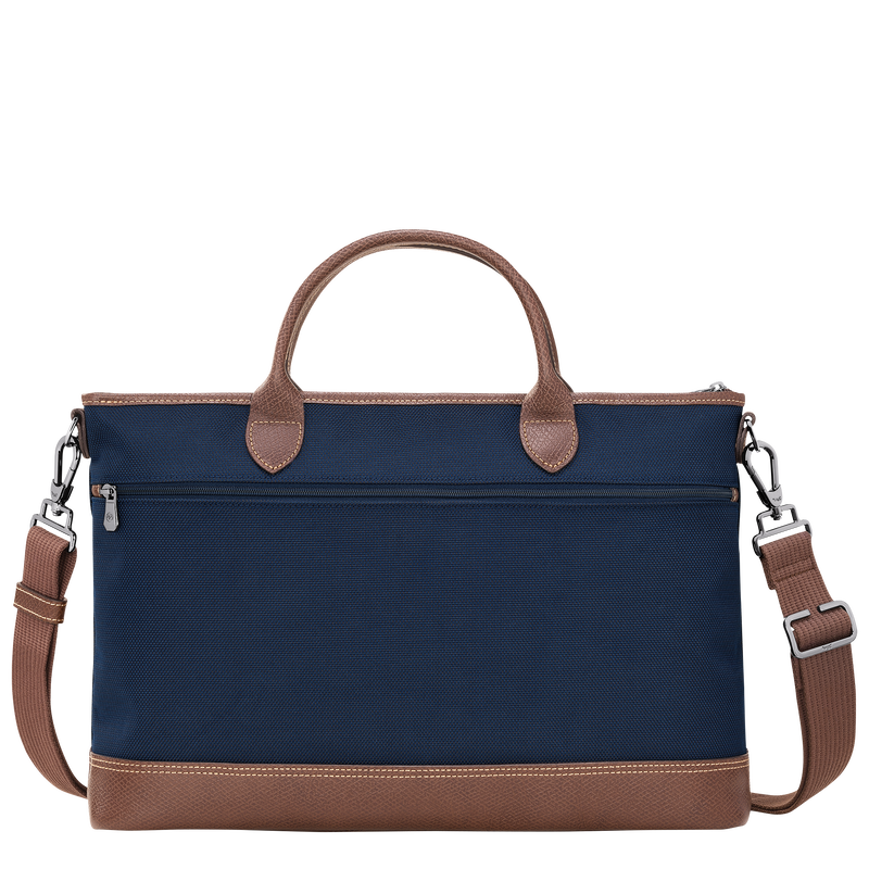 Longchamp Boxford Maletín S Lona reciclada - Azul Precio de fábrica