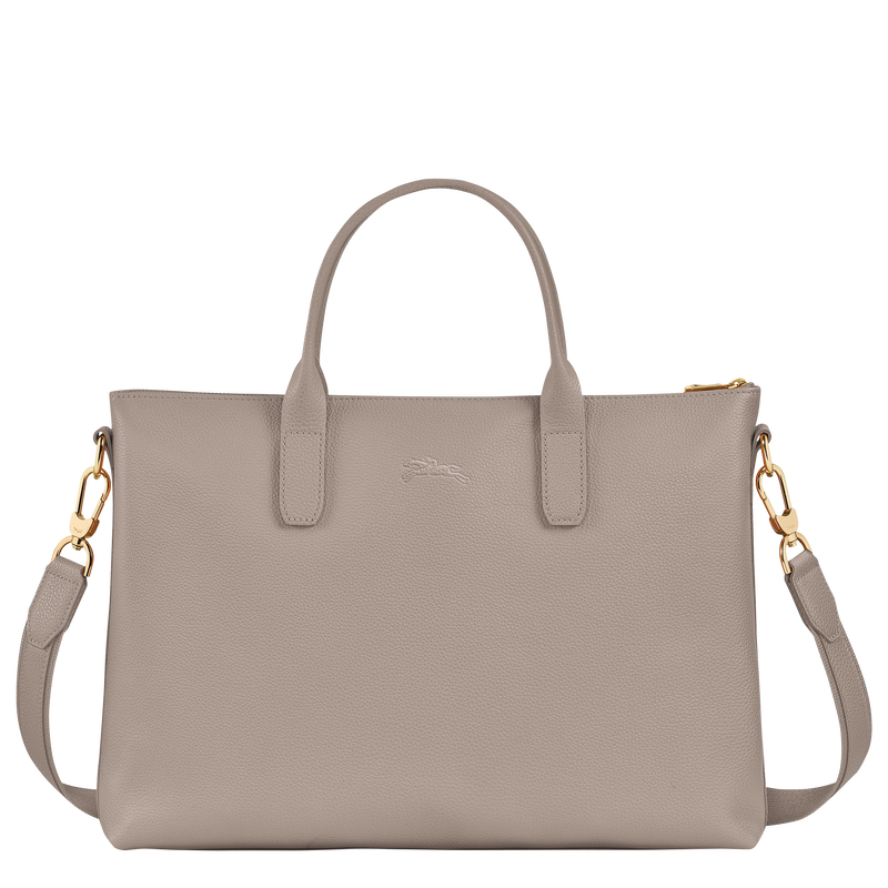 Longchamp Le Foulonné Maletín S Cuero - Tórtola Oferta especial de fábrica