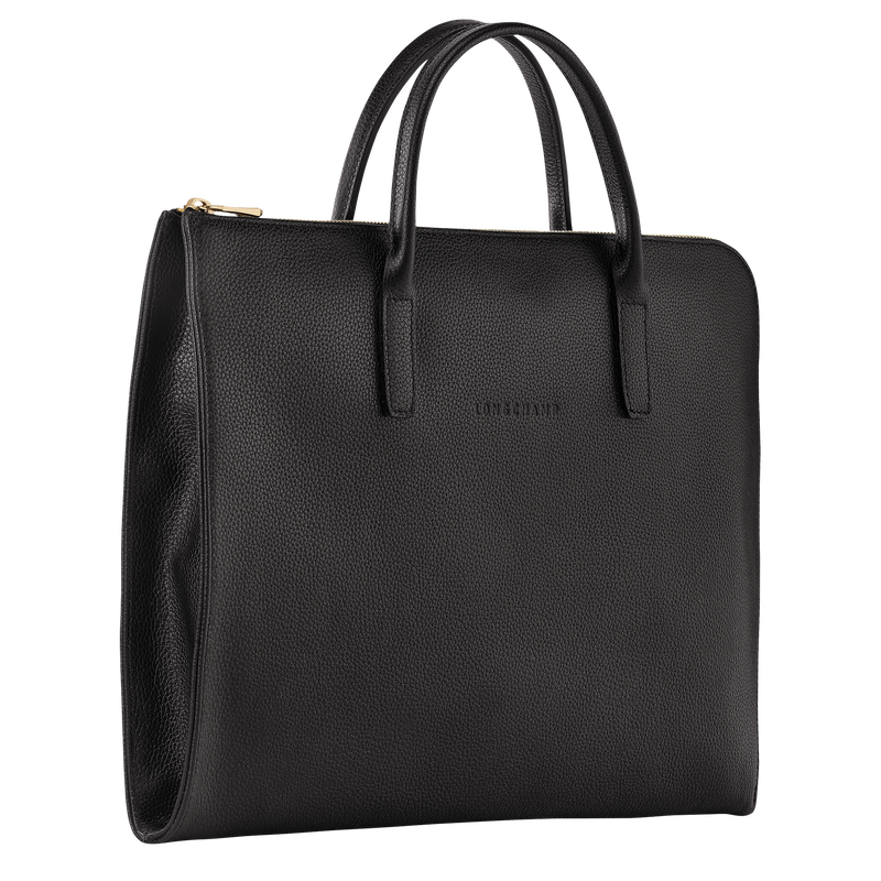 Longchamp Le Foulonné Maletín S Cuero - Negro Promoción trimestral