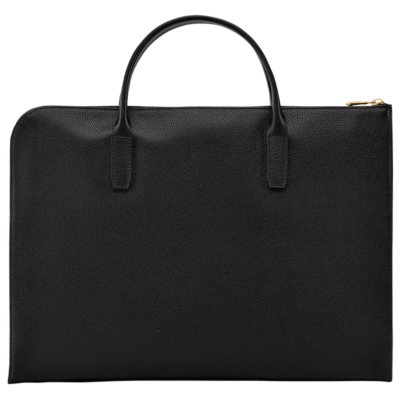 Longchamp Le Foulonné Maletín S Cuero - Negro Promoción trimestral