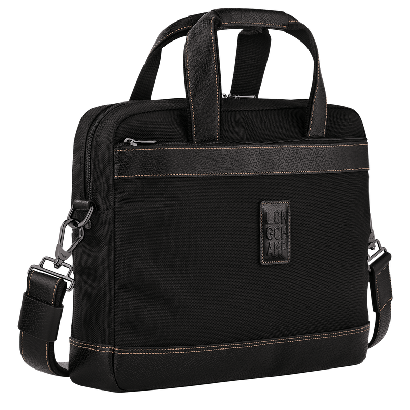 Longchamp Boxford Maletín S Lona reciclada - Negro Solo queda un día