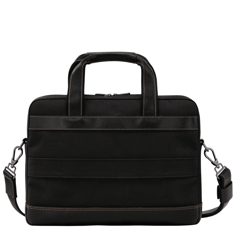 Longchamp Boxford Maletín S Lona reciclada - Negro Solo queda un día