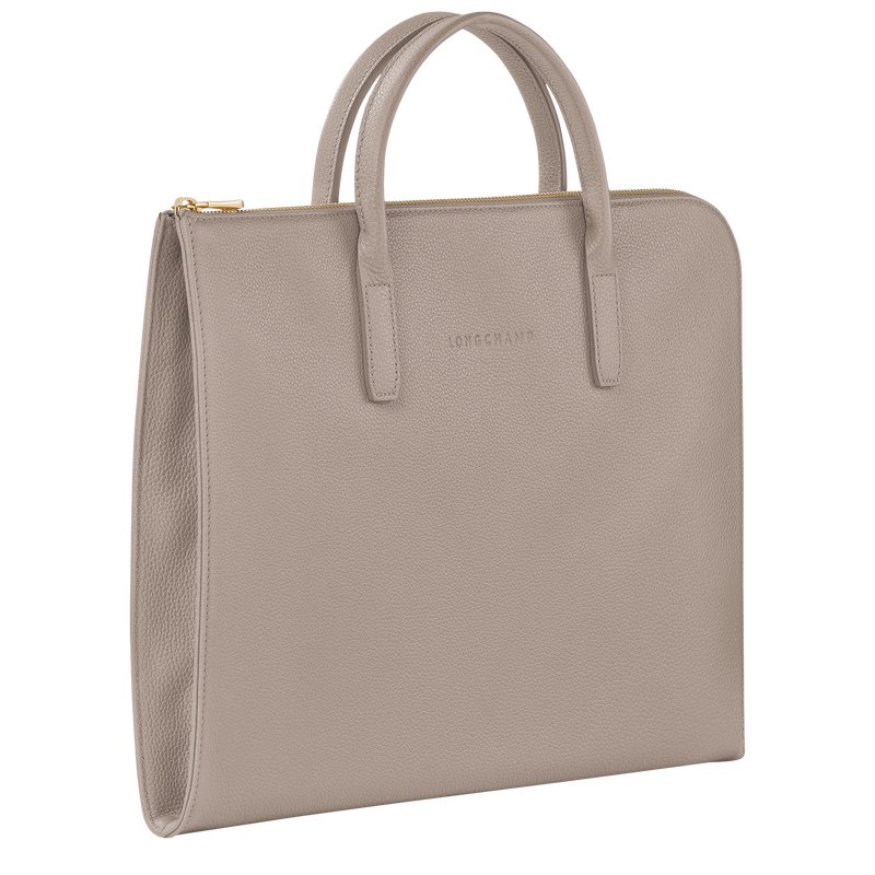 Longchamp Le Foulonné Maletín S Cuero - Tórtola Precios de Black Friday