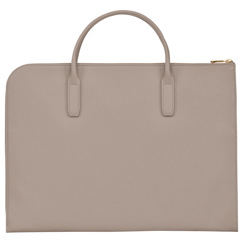 Longchamp Le Foulonné Maletín S Cuero - Tórtola Precios de Black Friday