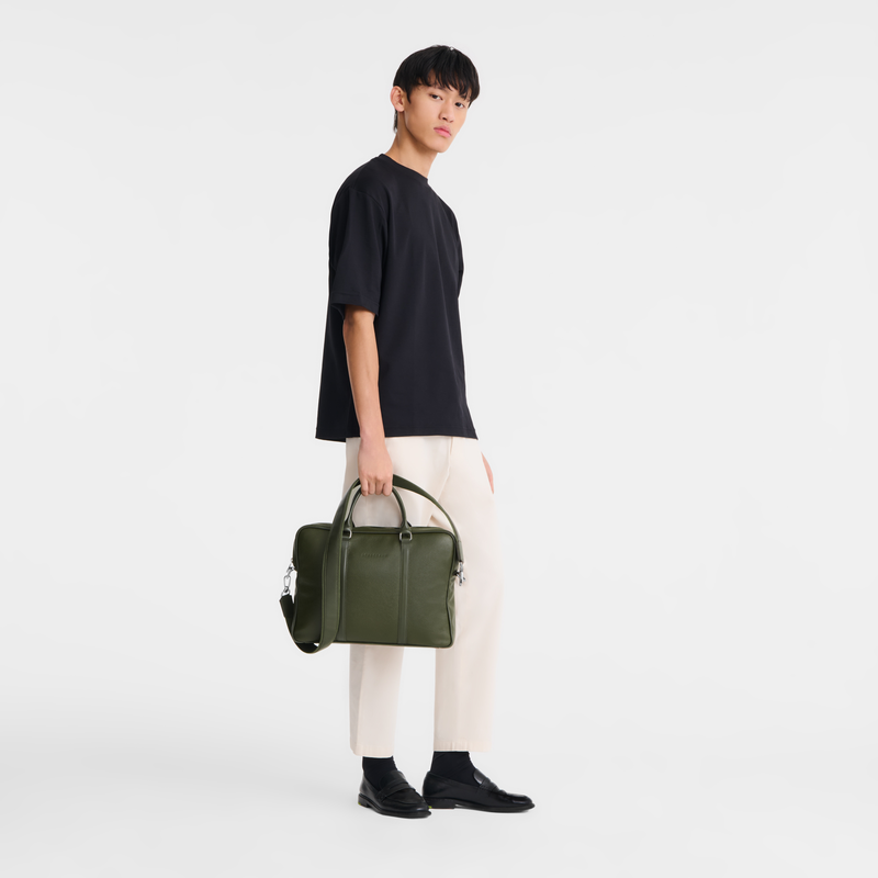 Longchamp Le Foulonné Maletín XS Cuero - Caqui En oferta