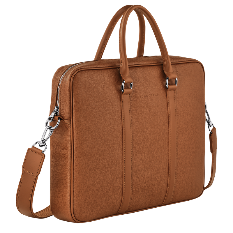 Longchamp Le Foulonné Maletín S Cuero - Caramelo Oferta exclusiva