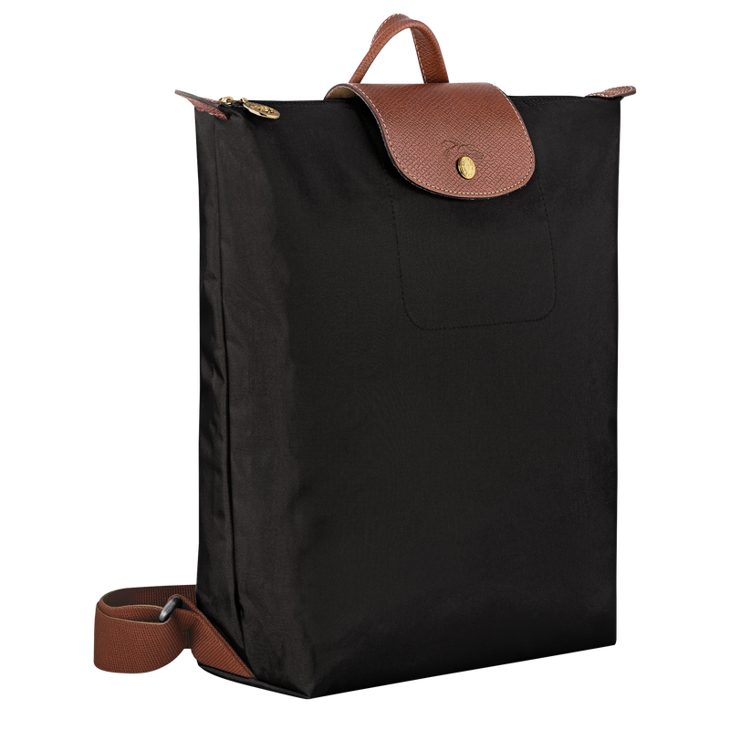 Longchamp Le Pliage Original Mochila M Tela - Negro Grandes ahorros