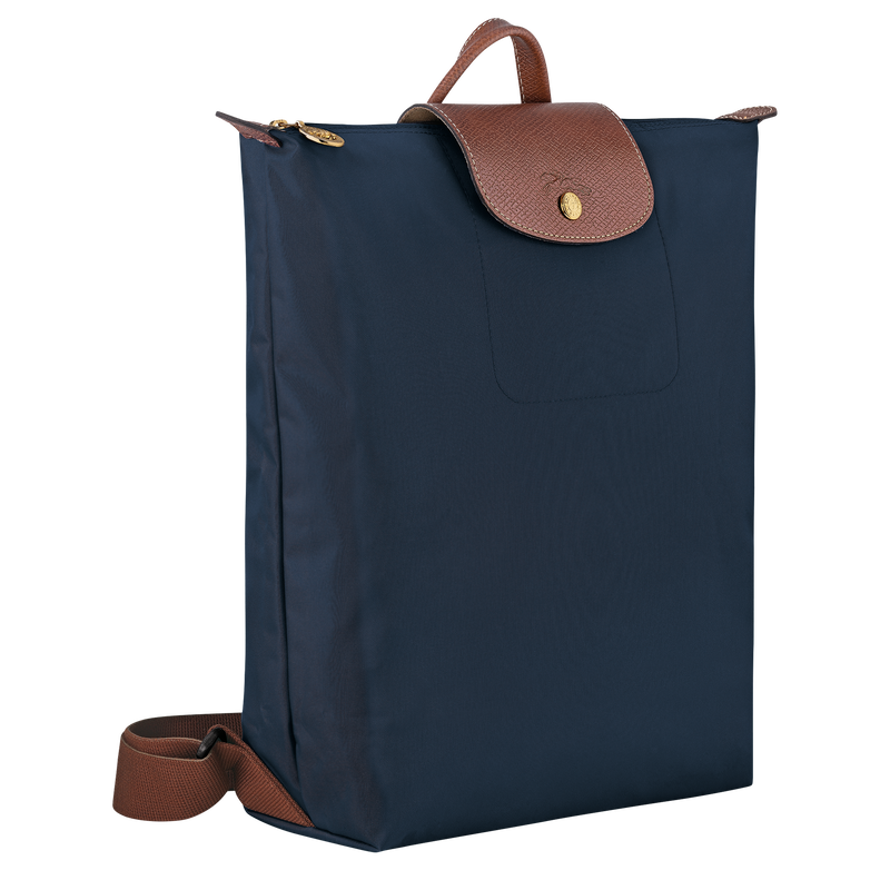Longchamp Le Pliage Original Mochila M Tela - Azul Marino Rebajas de fin de temporada
