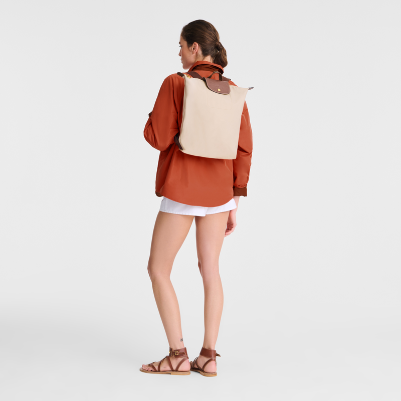 Longchamp Le Pliage Original Mochila M Tela - Papel Precio ultrabajo