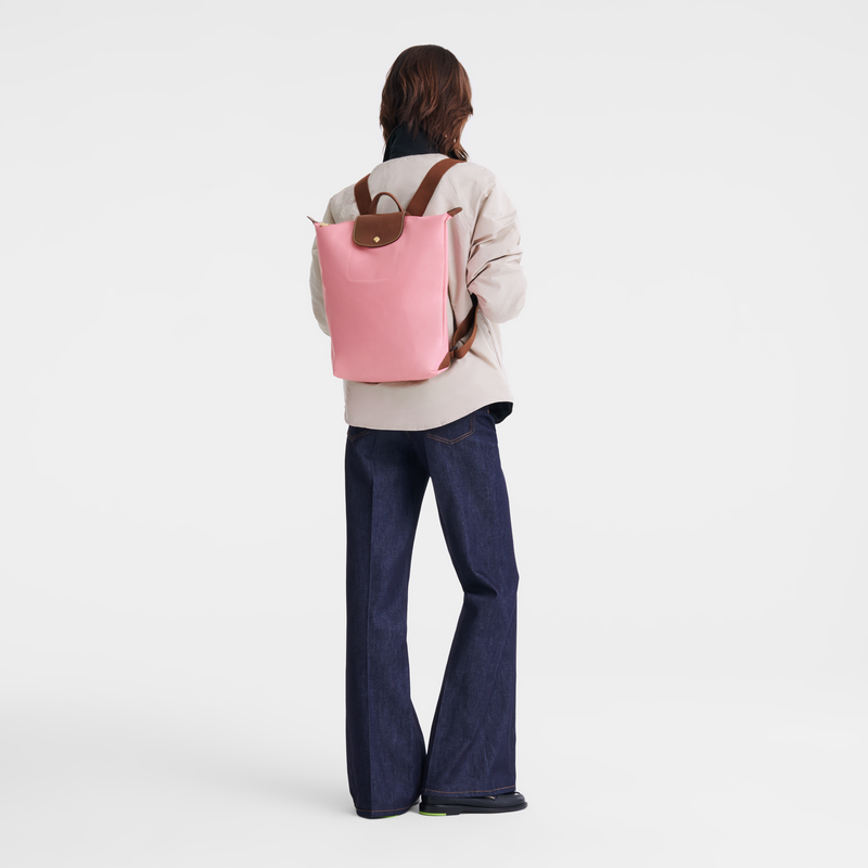 Longchamp Le Pliage Original Mochila M Tela - Malvavisco Devoluciones gratuitas