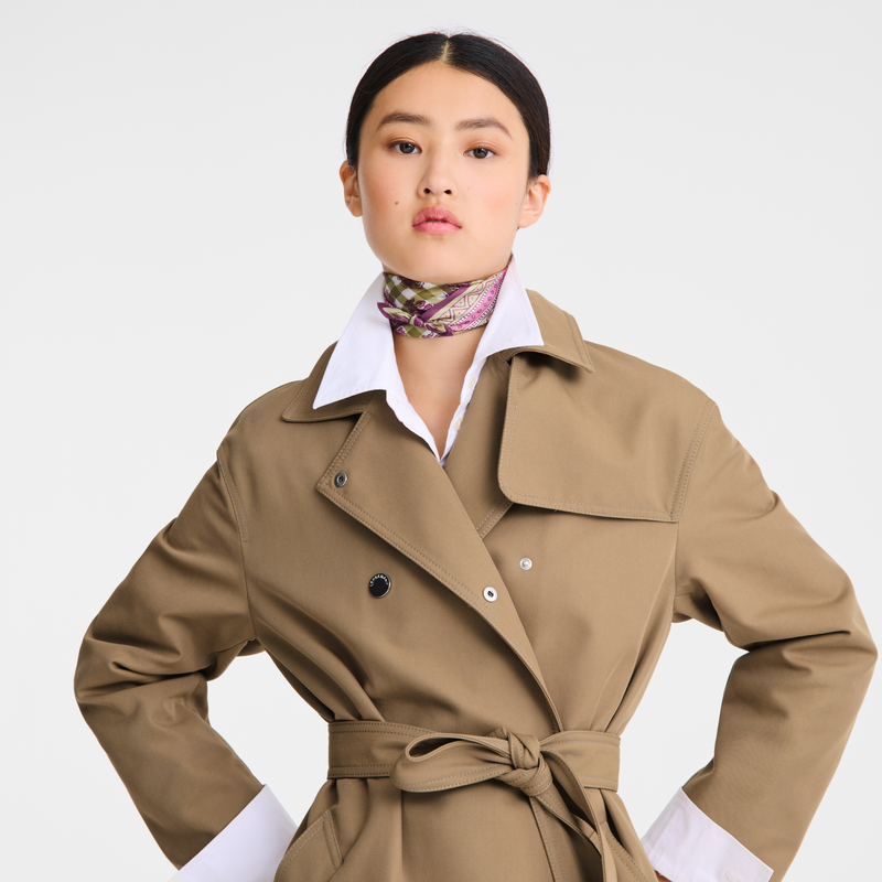 Longchamp La escapada bucólica Pañuelo de seda 50 Seda - alcachofa Ofertas