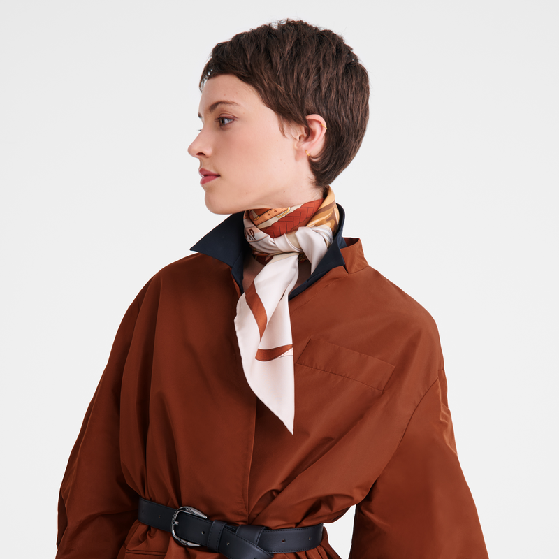 Longchamp Tête de cheval Pañuelo de seda 90 Seda - Bailarina COMPRAR AHORA