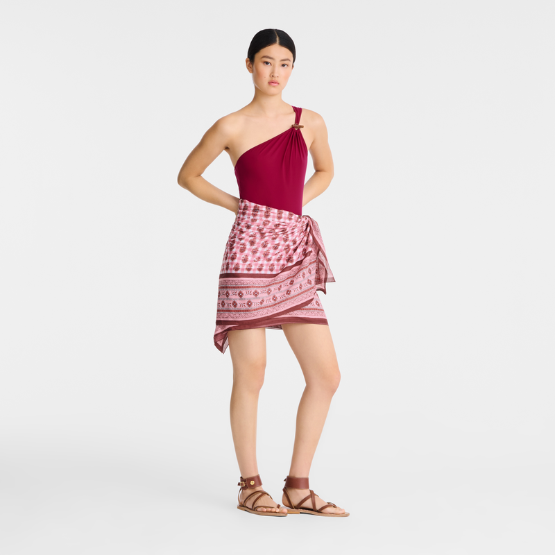Longchamp La escapada bucólica Estolas Algodón - Blush Descuentos del mes
