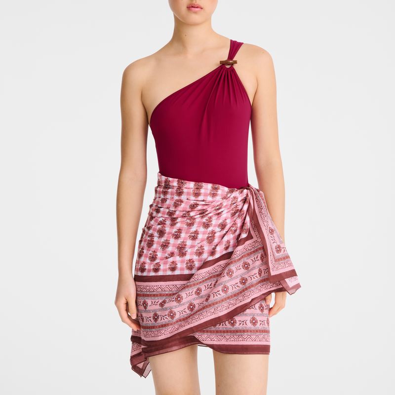 Longchamp La escapada bucólica Estolas Algodón - Blush Descuentos del mes