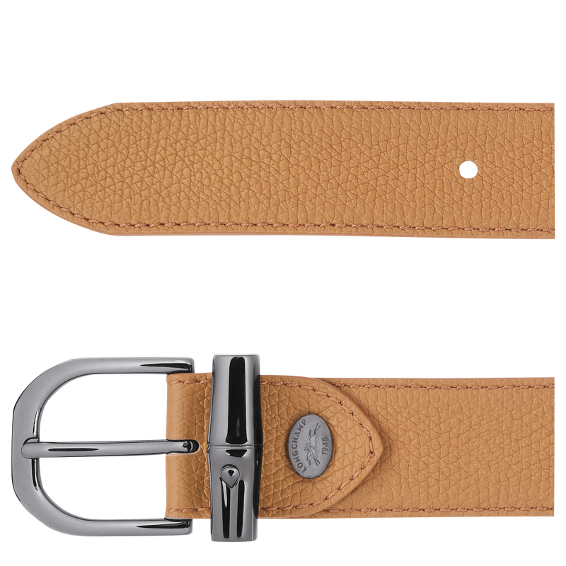 Longchamp Le Roseau Cinturón de mujer Cuero - Nuez 2025